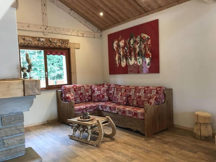Chalet Spa Le Diamant Nathalie Mn La Rouge La Bresse Εξωτερικό φωτογραφία